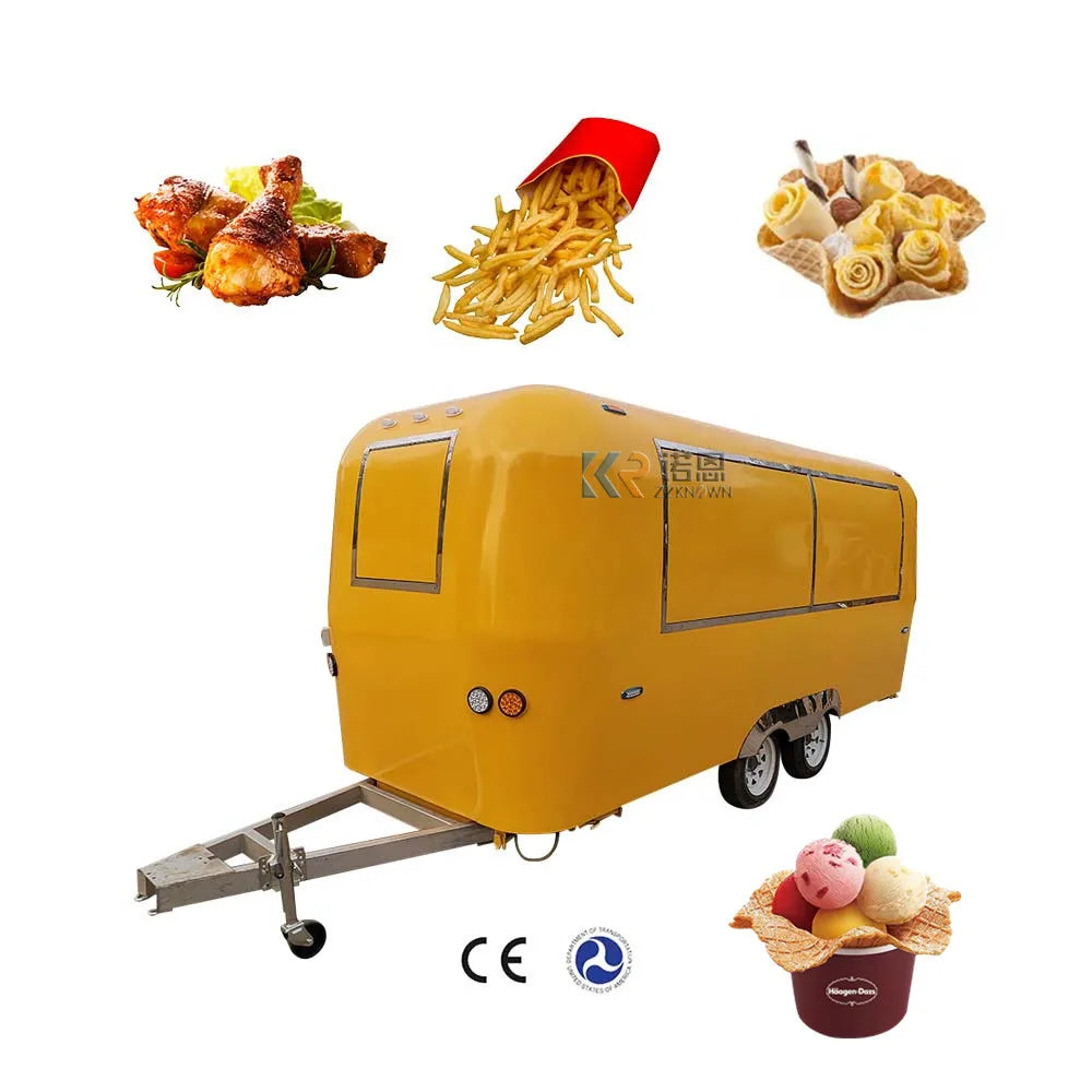 Factory Wholesale Mobile Food Trailer With Full Kitchen Equipment Mobile Kitchen Food Truck