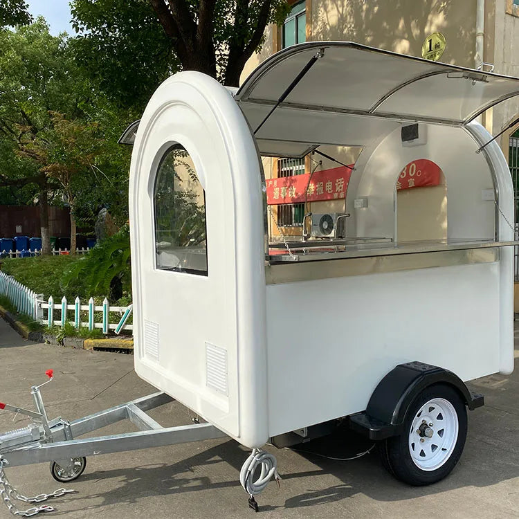 Customized Food Kiosk Mobile Catering Trailer Food Truck For Sale