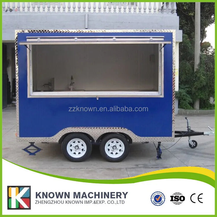 OEM Customizable popular KN-300 EXW PRICE mobile food truck street food tralier and food ven for sale with free shipping