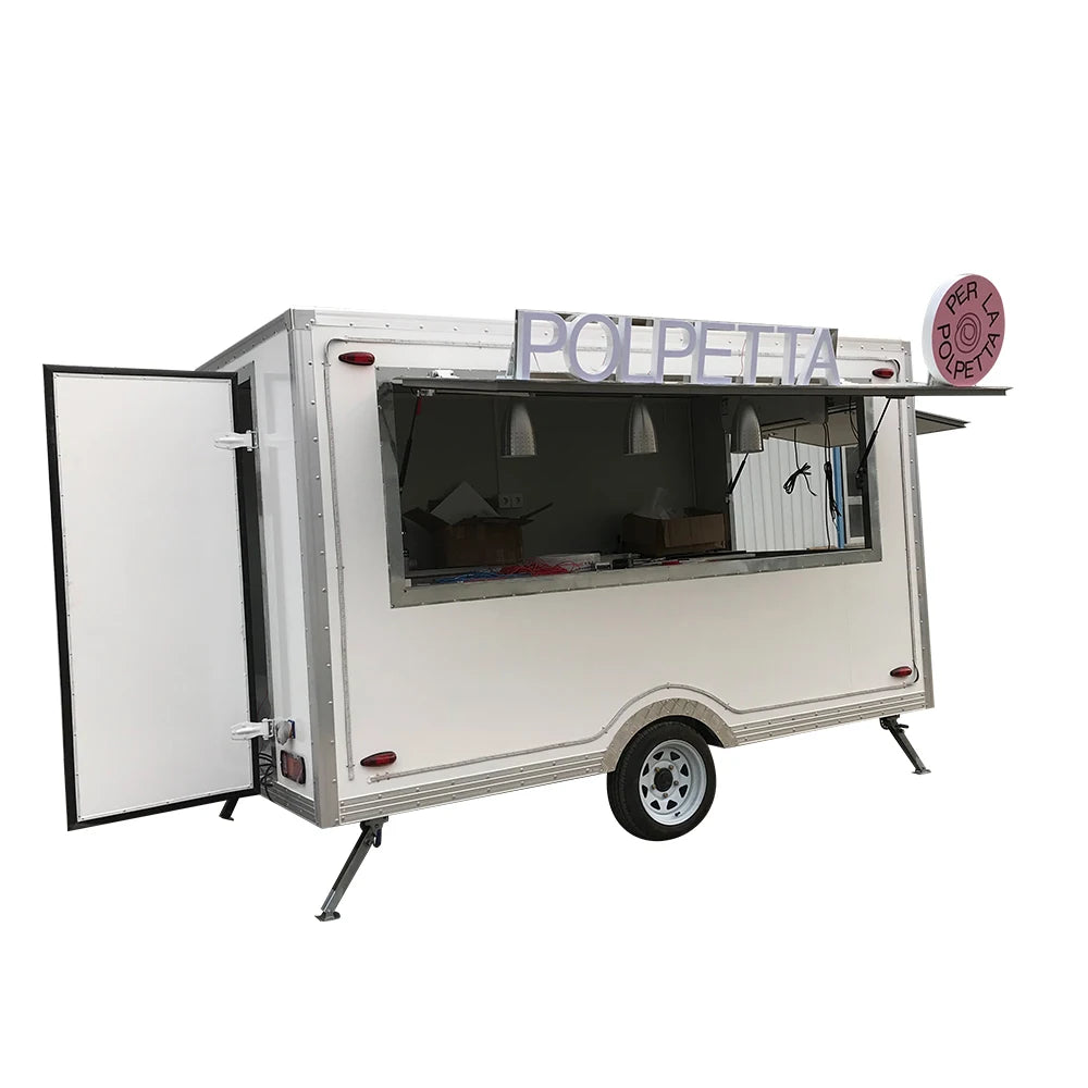 China Made Mobile Fast Food Caravan Food Concession Trailer Design