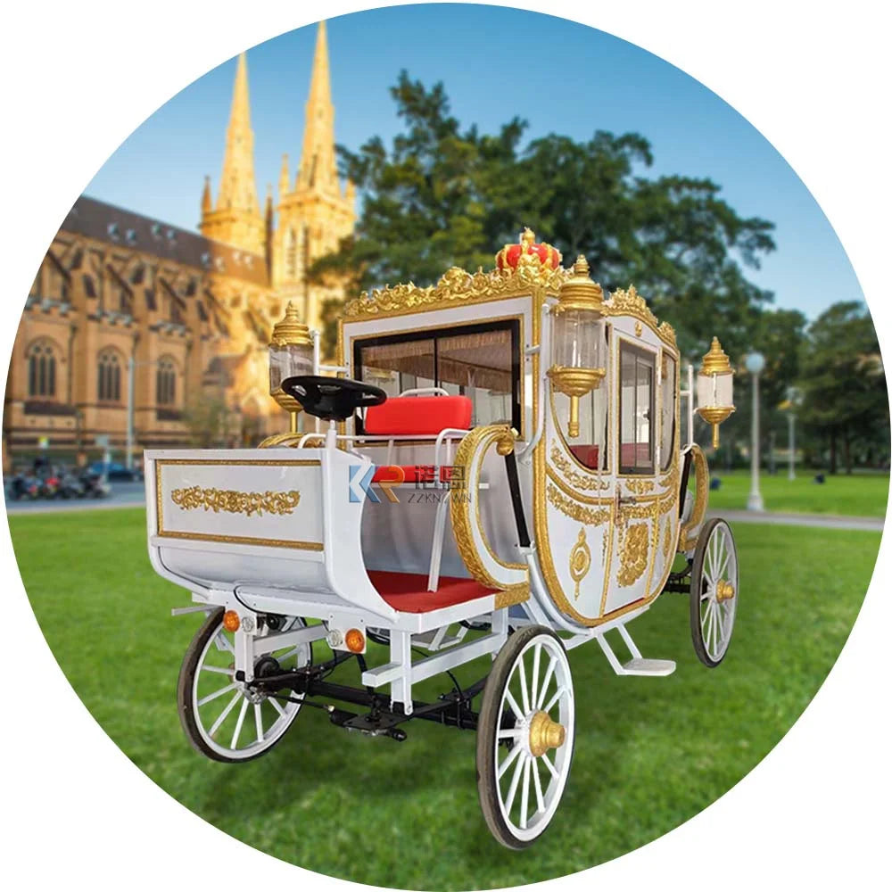 Exhibition Horse Carriage Professional Carriage Manufacturer Christmas Horse Drawn Cart cinderella Carriage