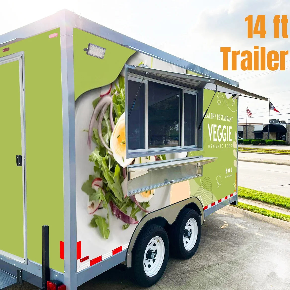 Street Mobile Restaurant Hot Dog Ice Cream Cart Foodtruck Concession Food Trailer Fully Equipped Food Truck Fast Food Cart