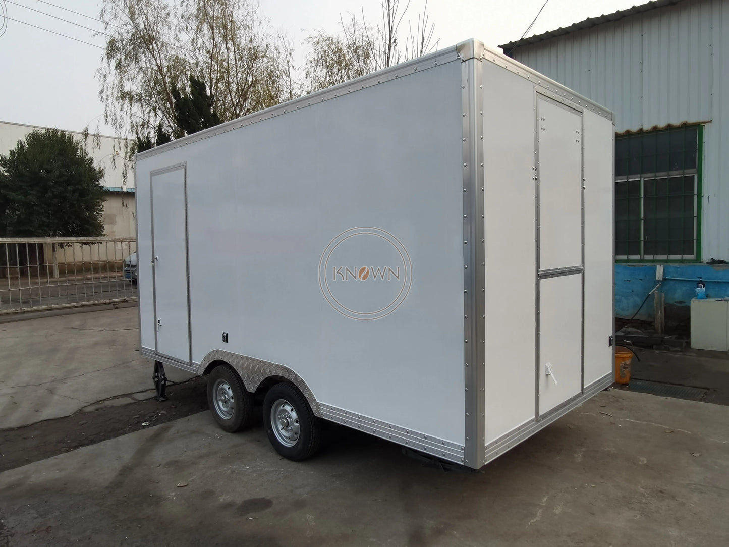 Promotion Mobile Fast Food Trailer Ice Cream CE DOT Breakfast Pizza Vending Cart Stainless Steel Catering Kiosk Food Trailer