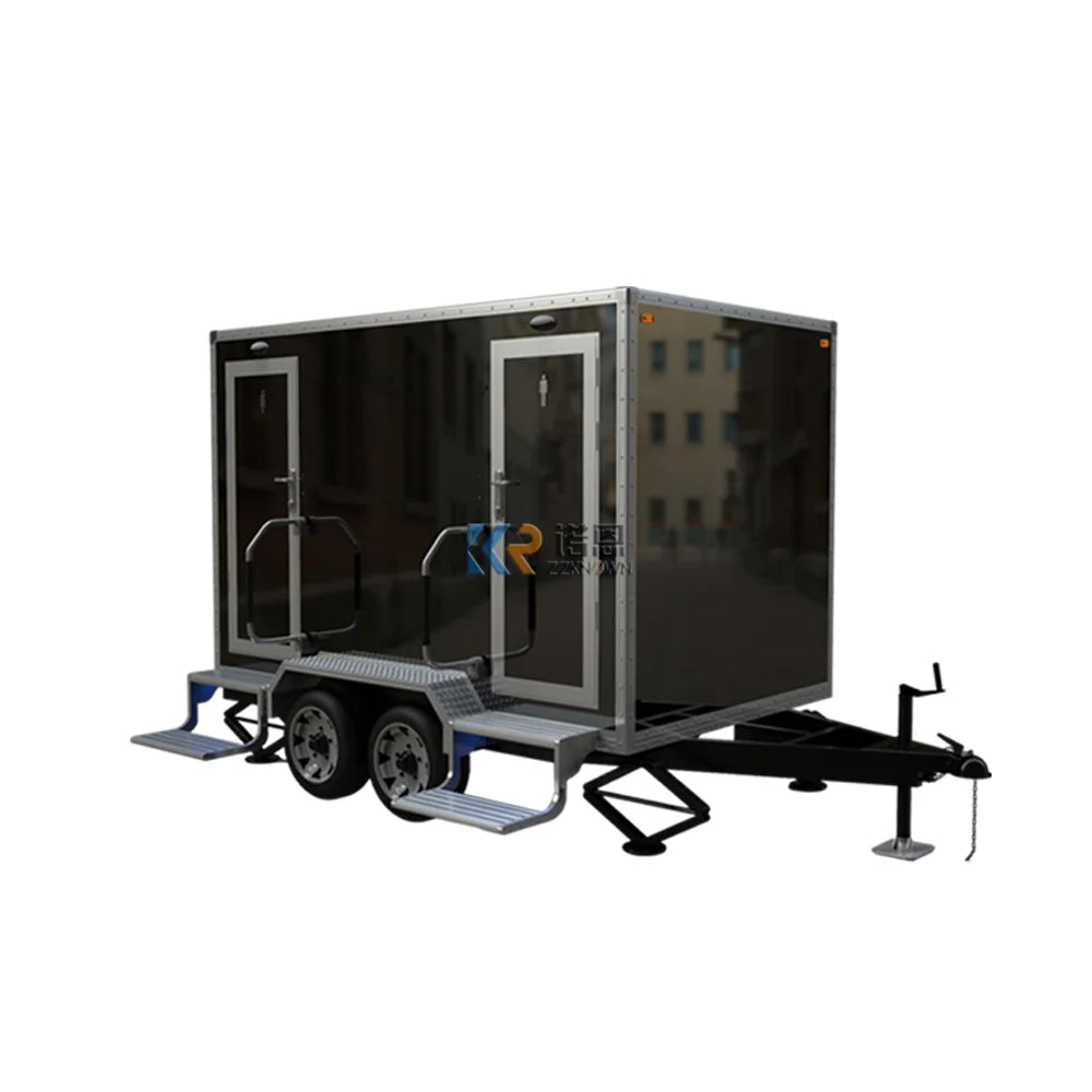 Port a Potty Outdoor Toilets Luxury Mobile Portable Toilet Trailer Portable Restroom Trailer for Sale