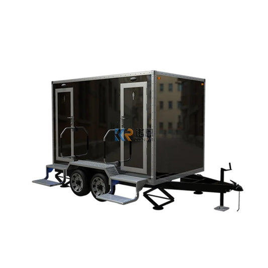 Port a Potty Outdoor Toilets Luxury Mobile Portable Toilet Trailer Portable Restroom Trailer for Sale