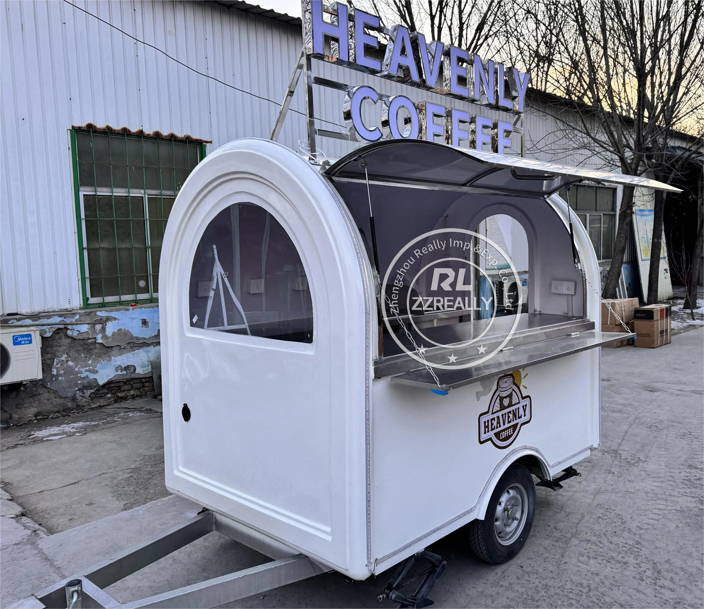 Popular Street Food Truck Good Outdoor Mobile Ice Cream Food Trailer Street Mobile Food Cart Catering Truck For Sale