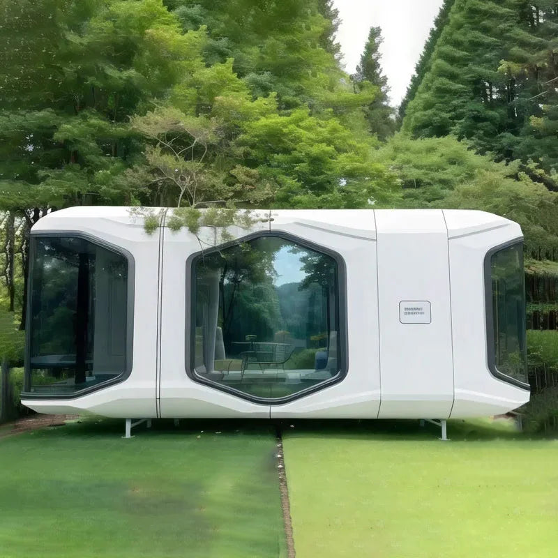 High Quality Luxury Tiny Casas  Mobile Baratas Space Capsule 2 Bedroom Container Home